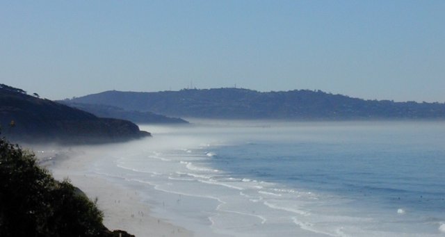 The view, looking south toward Torrey Pines and La Jolla, from Building B, unit B-31, photo by Michael McCafferty